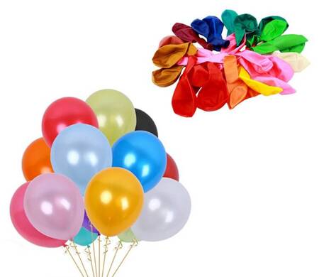 ZESATW BALONÓW LATEKSOWYCH 25 szt balony pastel mix kolorów AG624A 