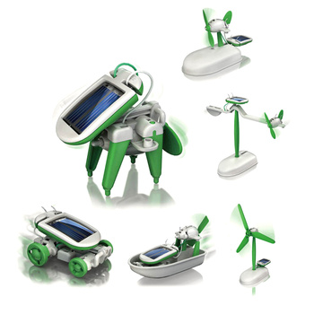 ZESTAW SOLARNY zabawka edukacyjna 6w1 21 elementów AG211