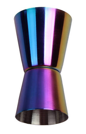 Zestaw BARMAŃSKI 8 elementów Shaker Nalewaki Jigger Rainbow kolor tęczowy AG139E