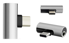 ADAPTER USB C na Wtyk Żeński miniJack 3.5mm 4 PIN Stereo AK291E 
