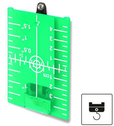 CELOWNICZA TARCZA do Laserów Zielonych 10,5x7,5cm + statyw AG766 