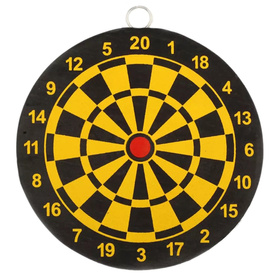 DWUSTRONNA TARCZA do Darta Gra 24cm + Rzutki AG144D 
