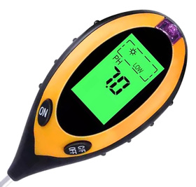 Elektroniczny KWASOMIERZ Gleby Miernik pH LCD 4w1 AG805