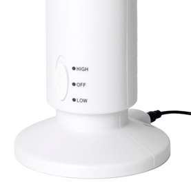 KOLUMNOWY WENTYLATOR stojący bezłopatkowy USB 2,5W biały AG389F 