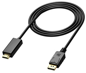 Kabel DP-HDMI z Displayport do Full HD 180cm czarny HD39 