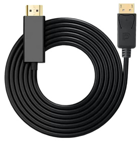 Kabel DP-HDMI z Displayport do Full HD 180cm czarny HD39 