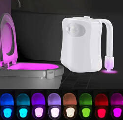Łazienkowa LAMPKA LED z Czujnikiem Ruchu Światła do WC biała  ZD68