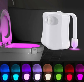 Łazienkowa LAMPKA LED z Czujnikiem Ruchu Światła do WC biała  ZD68