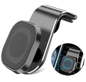 Magnetyczny UCHWYT na Telefon montowany na Kratkę Nawiewu Auta czarny AP21
