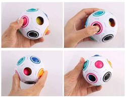 PIŁECZKA Magic Ball Zabawka Logiczna Antystresowa 8,5 cm FT29C