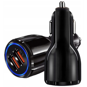 PLS34D ŁADOWARKA SAMOCHODOWA 2 X USB 3.0 CZARNA