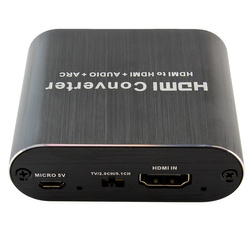 SPLITTER Audio HDMI Rozdzielenie Sygnału Audio czarny AK330