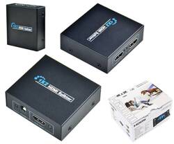 SPLITTER Rozdzielacz Sygnału HDMI 1x2 Full HD 4K czarny HD28C