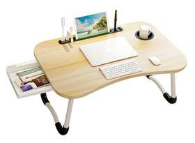 STOLIK POD LAPTOP SKŁADANY DREWNIANY śniadaniowy 60x40 cm SL11D 