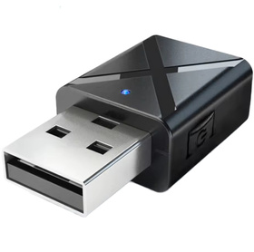 TRANSMITER Usb Nadajnik i Odbiornik Bluetooth czarny AK276B 