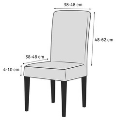 Uniwersalny POKROWIEC na Krzesło brązowy AG730B