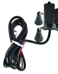 Uniwersalny UCHWYT Motocyklowy na TELEFON port USB 2A czarny AP14A
